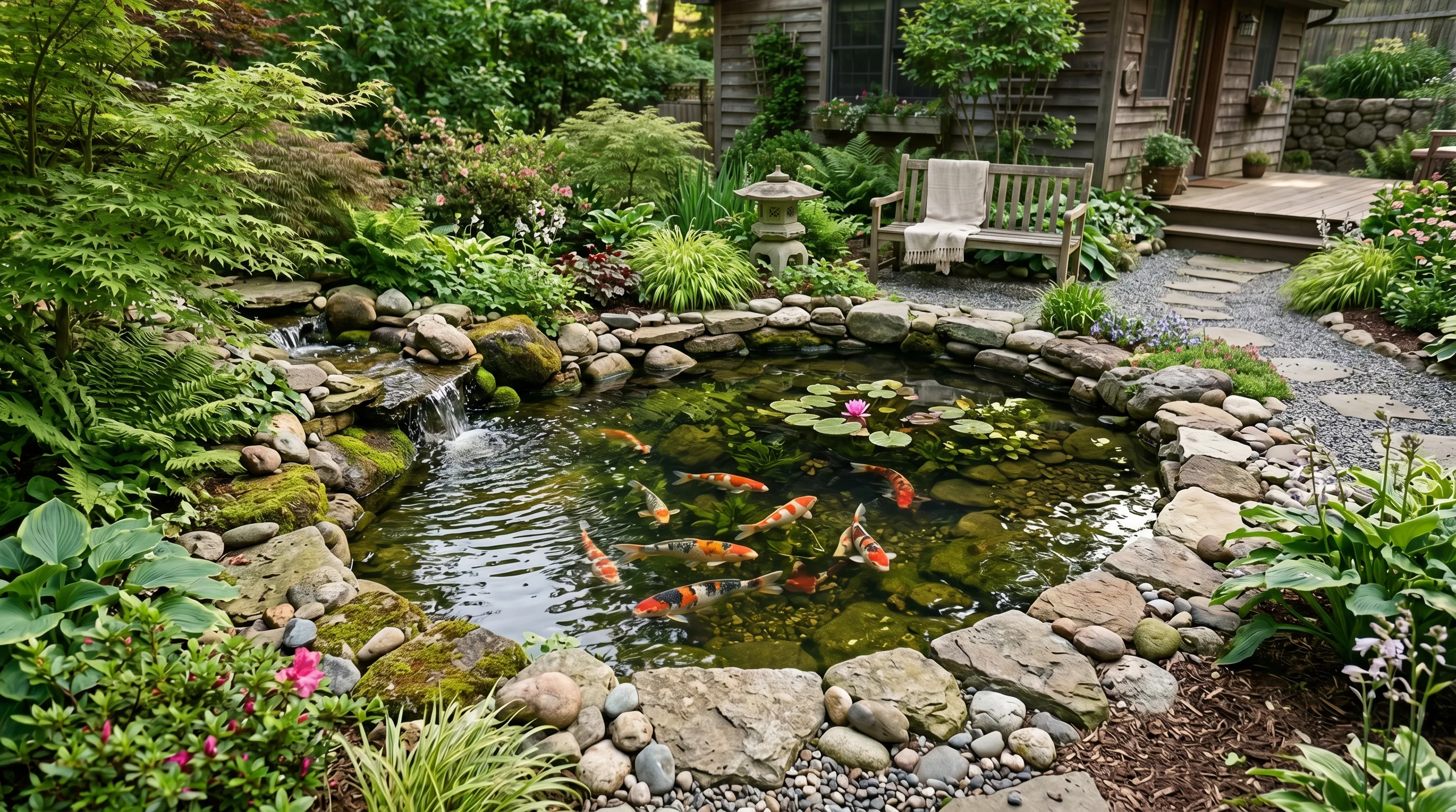Pond With Water Movement